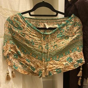 Spell - Sage Boho Bella Shorts